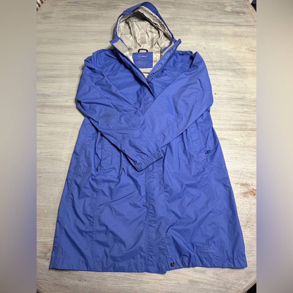 L.L. Bean Blue Hooded Jacket